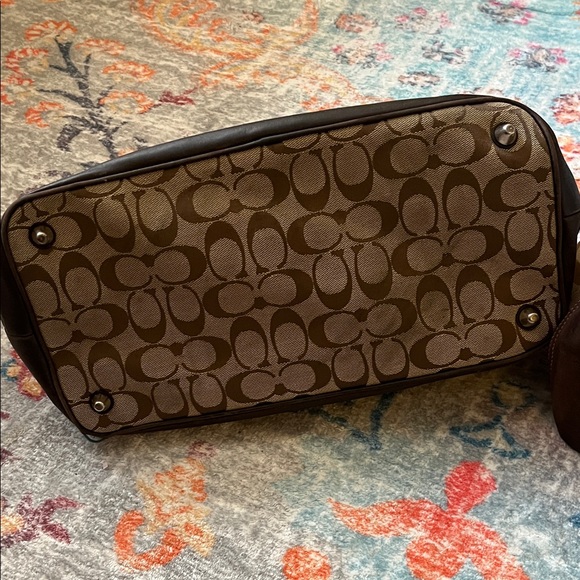 REHAB Vintage Coach Brown and Patchwork Shoulder Bags - Picture 7 of 14